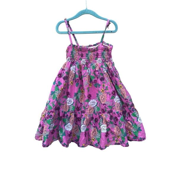 Janie and Jack The Leilani Floral Smocked Sundress size 5 boho cottagecore - Picture 3 of 5